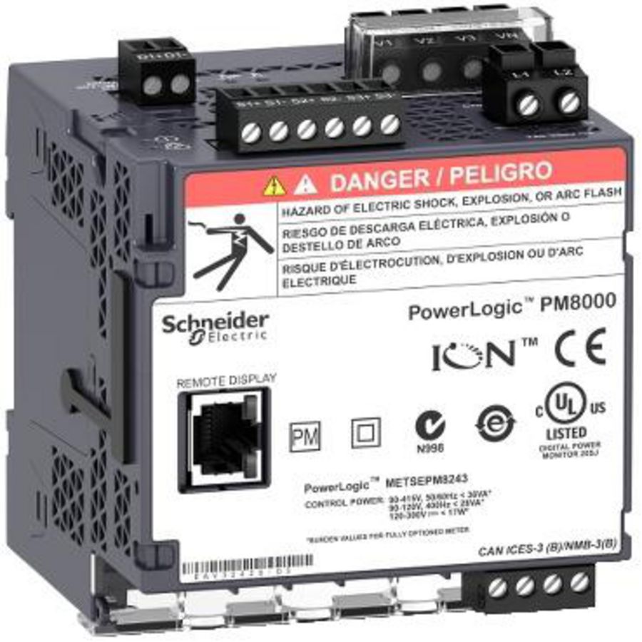 Power Quality Meter 0.2S 31ste harm DIN Powerlogic PM8113