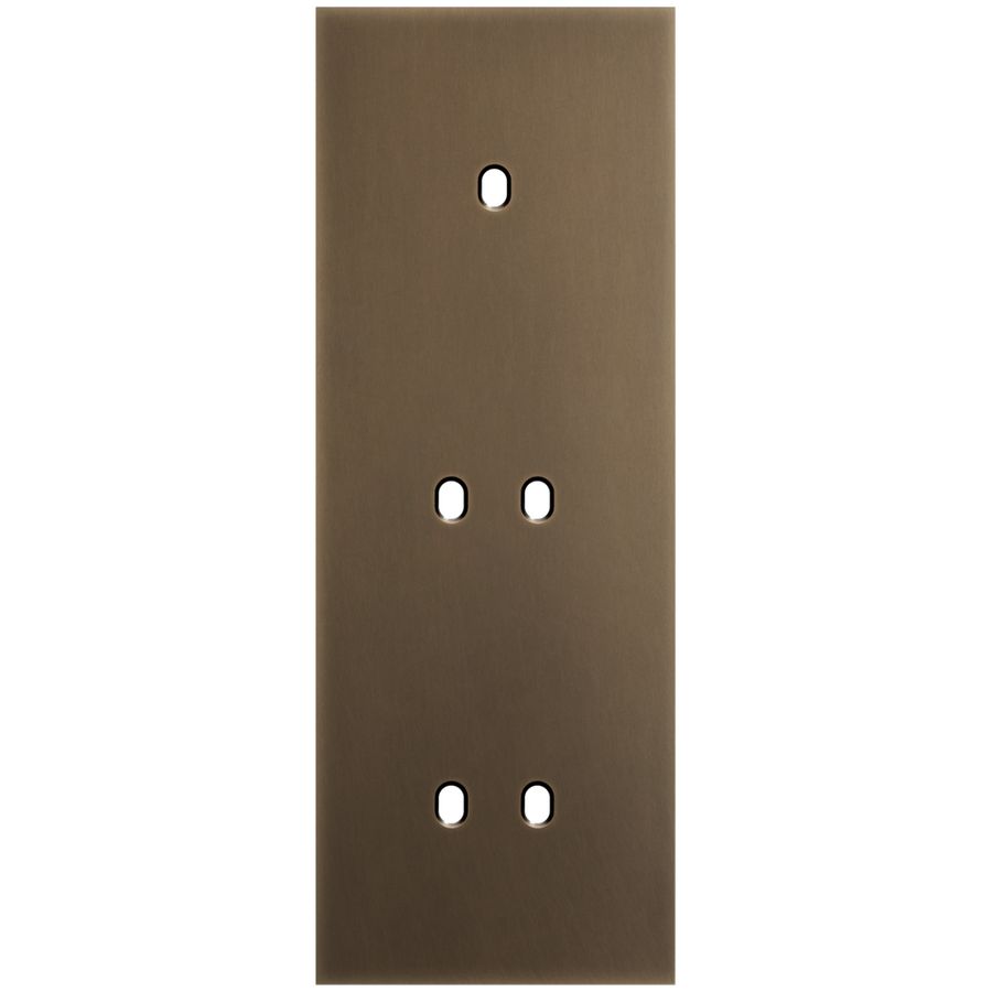 3-voudige afdekplaat Verticaal 71mm centerafstand voor een enkelv