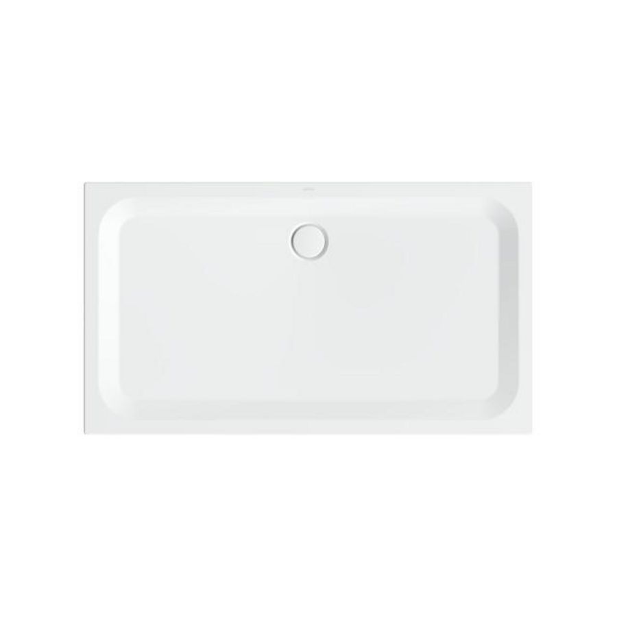 Douchebak geglazuurd staal BetteUltra 1600x900x35mm wit AS antislip Sense afvoer Ø90mm
