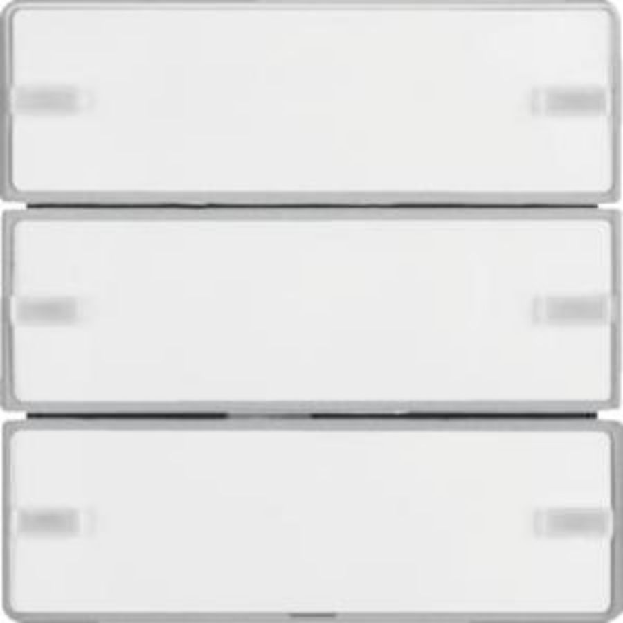 Drukknop opzetmodule 3-v tekstv. berker Q.1/Q.3/Q.7 alulook