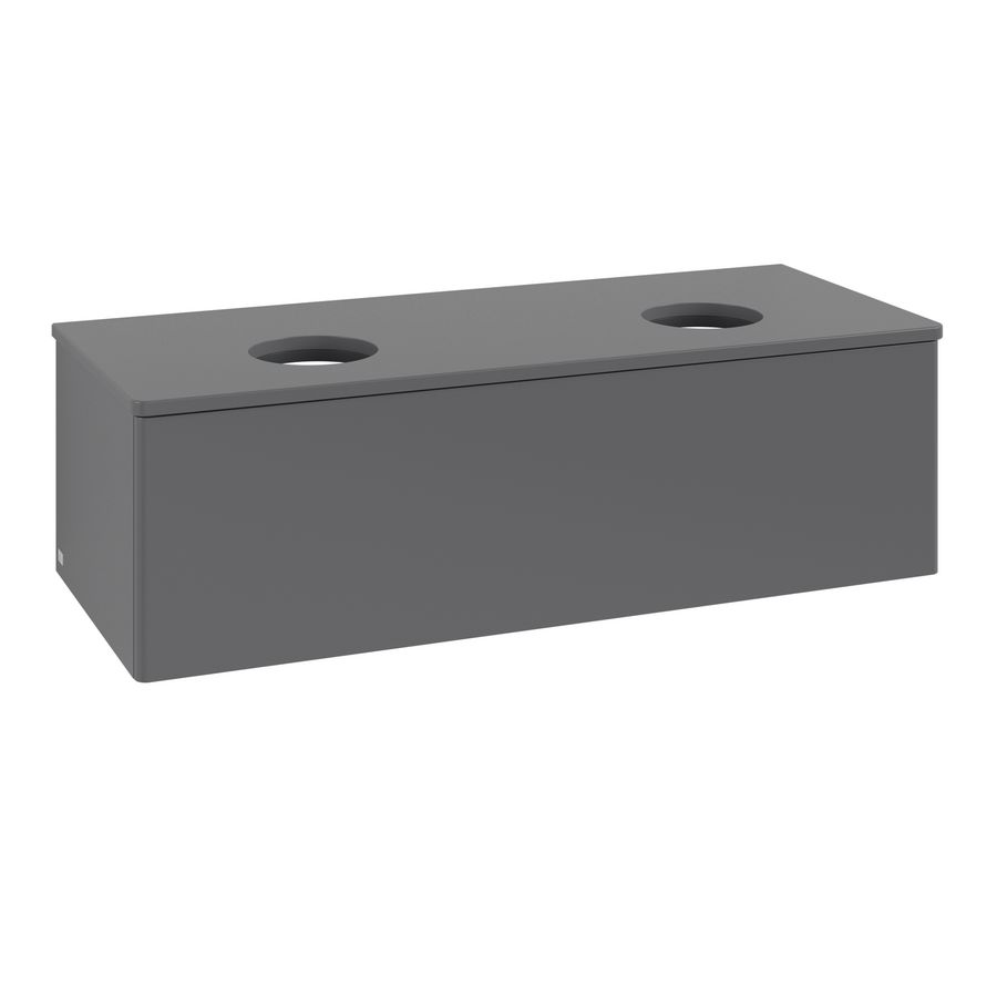 Wastafelonderkast Antao 1200x360x500mm Antr. Matt Lacquer K35010GK