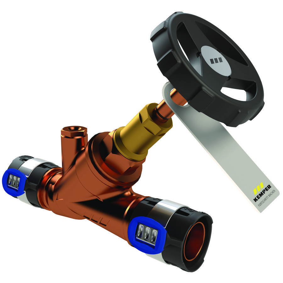 WESER stopkraan met aftapstop FlowFit DN32