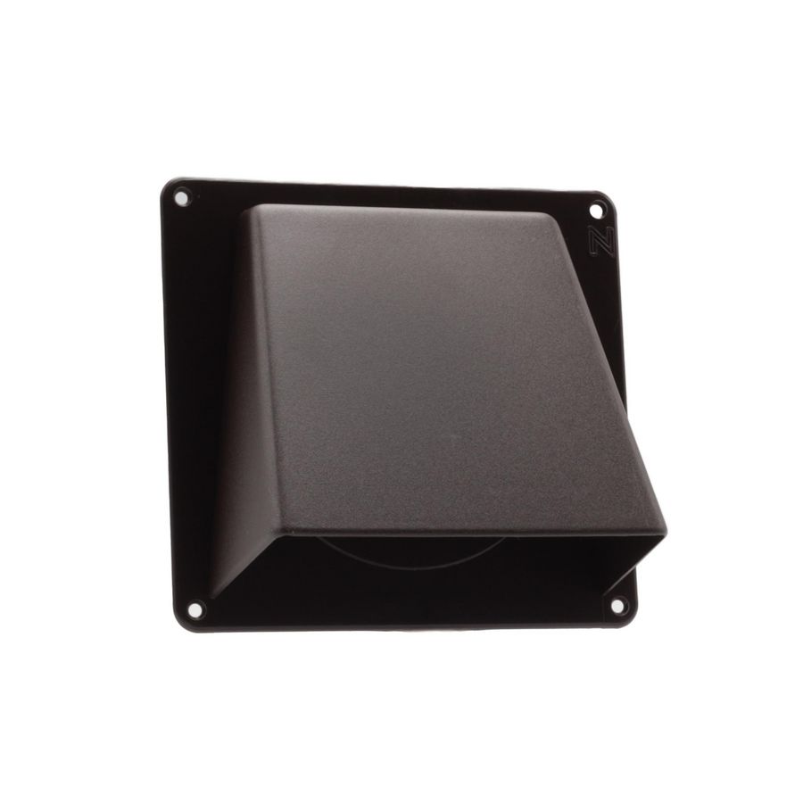 Gevelklep Ø125mm bruin
