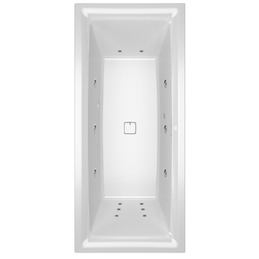 Whirlpool Still Square Rihopool 180x80cm systeem FLOW rechts hoogglans wit