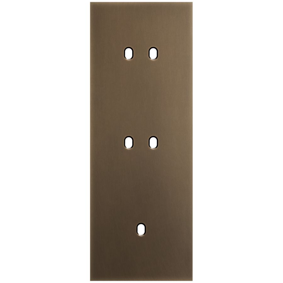 3-voudige afdekplaat Verticaal 71mm centerafstand voor twee tweev