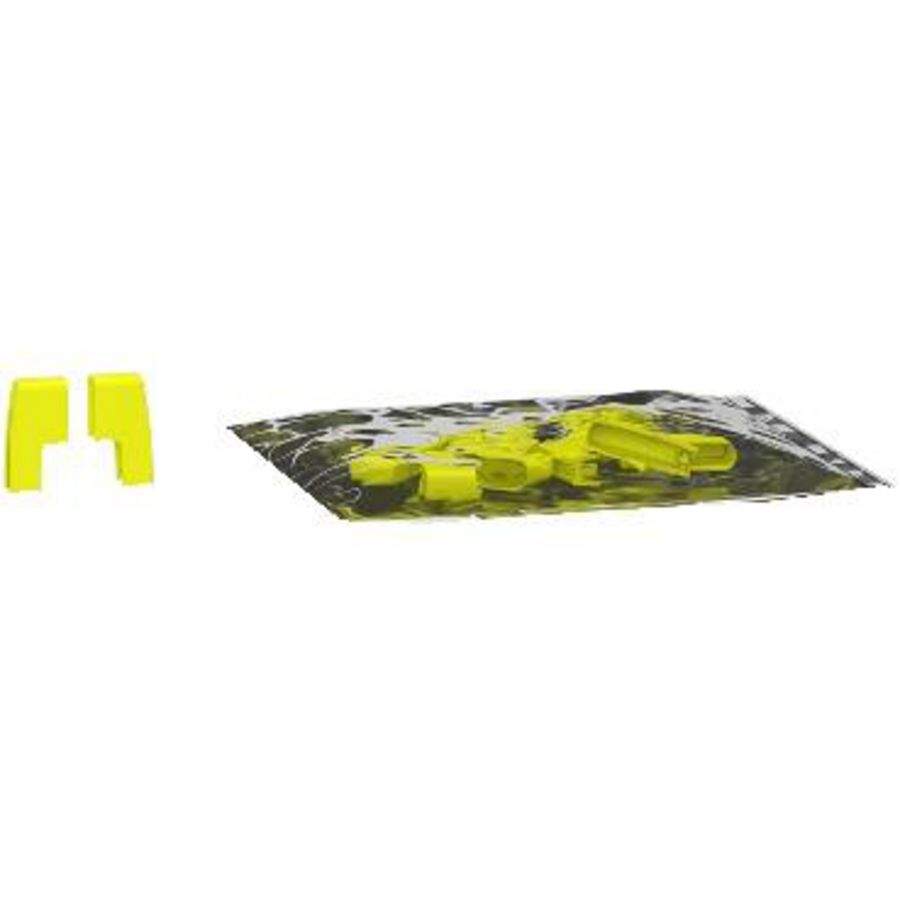 Set a 10st. Eindstukken Kamrail 1P Acti9