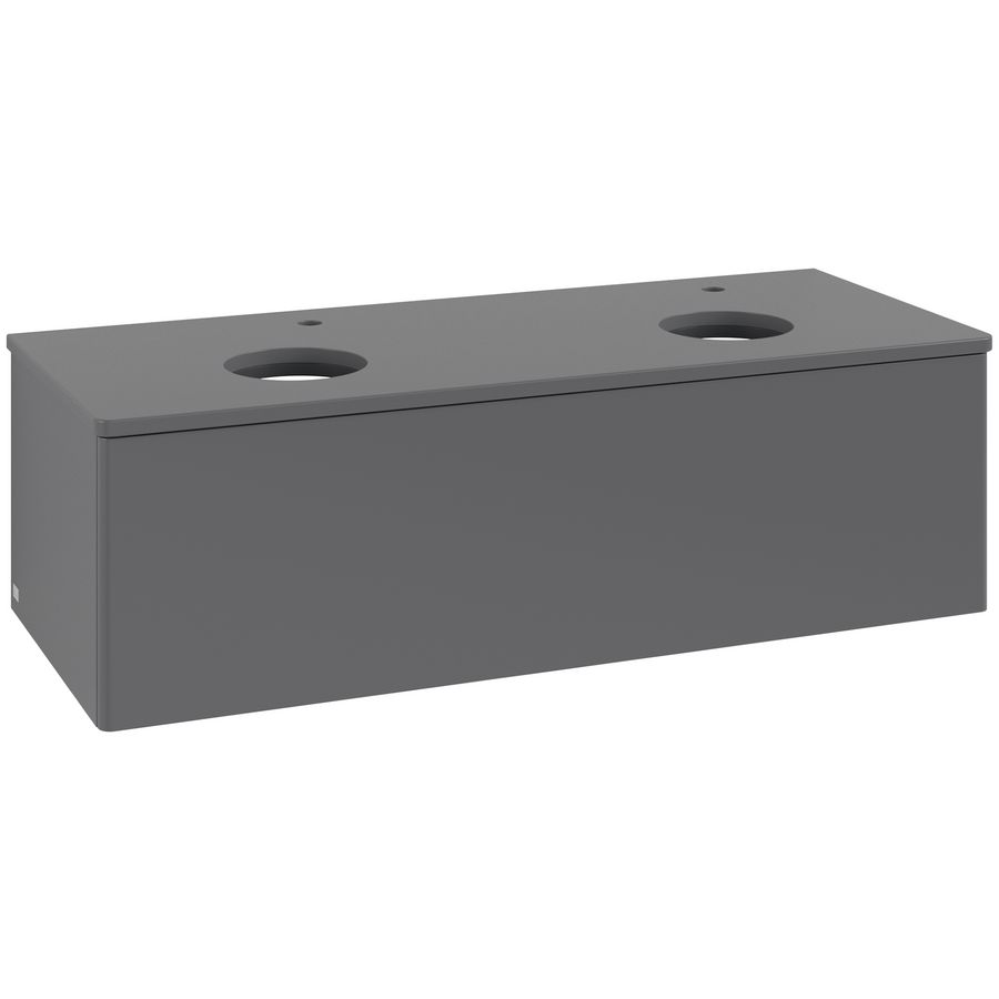 Wastafelonderkast Antao 1200x360x500mm Antr. Matt Lacquer K35050GK