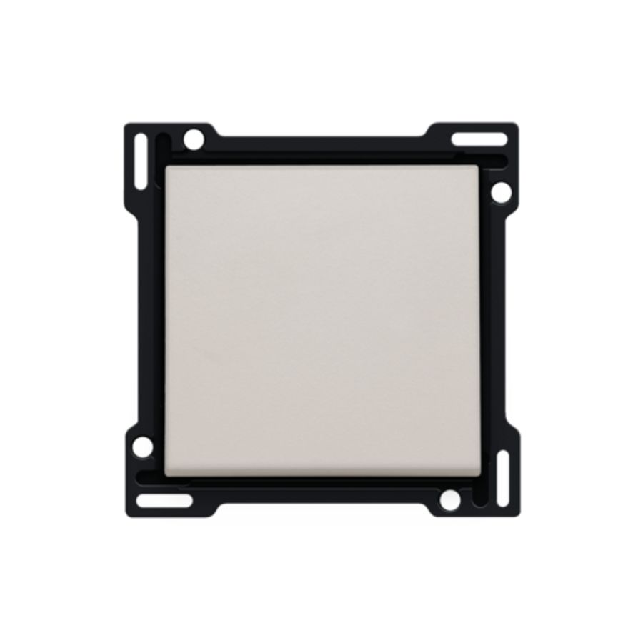 Afwerkingsset enkelv. schakelaar/drukknop light grey