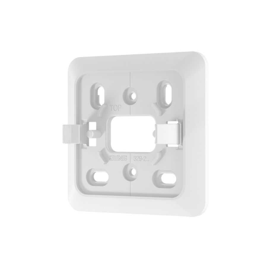 AP600 montageplaat 1v alpine wit VVE=10