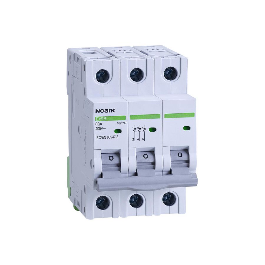 Hoofdschakelaar breedte 3 modules 3-polig 32A Ex9BI 3P 32A