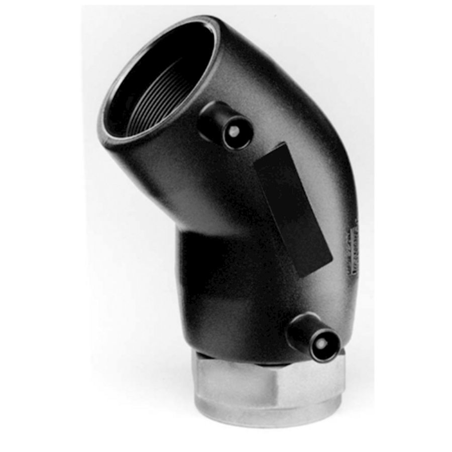 Puntknie 45° ESM SMARTFUSE PE100 elektrolas 40x1.1/4"bt.dr.