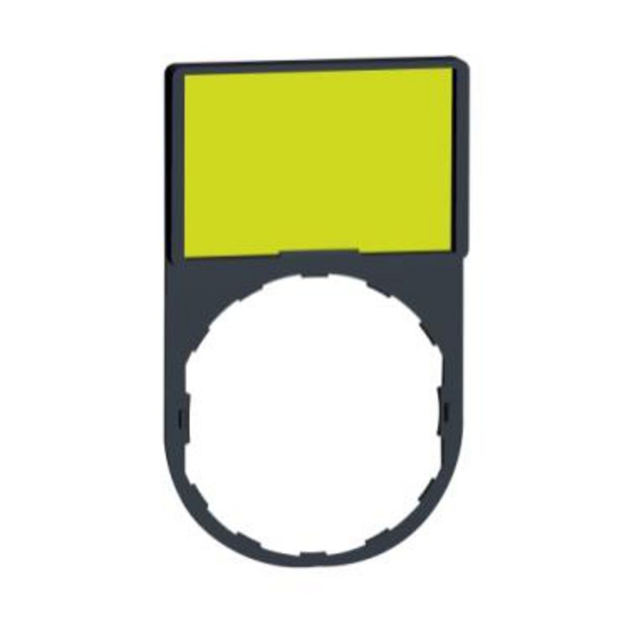 Schild 30x50mm met etiket 18x27mm Harmony XB4/XB5 VVE=10