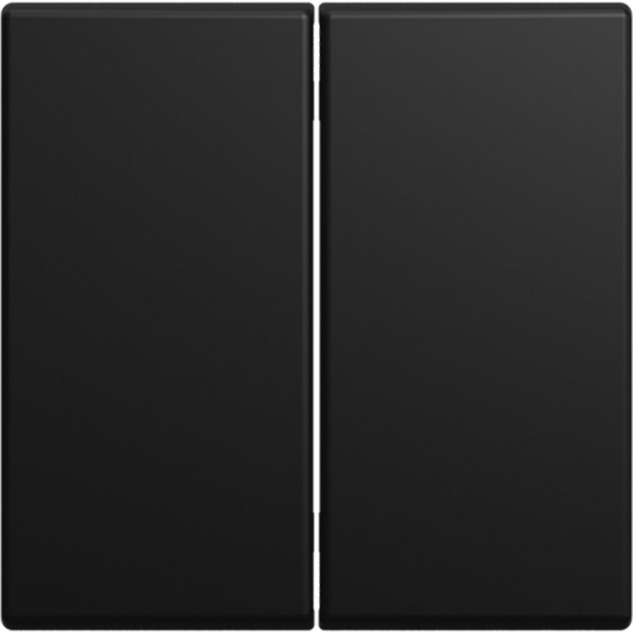 Bedieningswip dubbel balance SI matzwart voor Friends of Hue smart switch insert 6716 U-500 (6736 FoH-915)