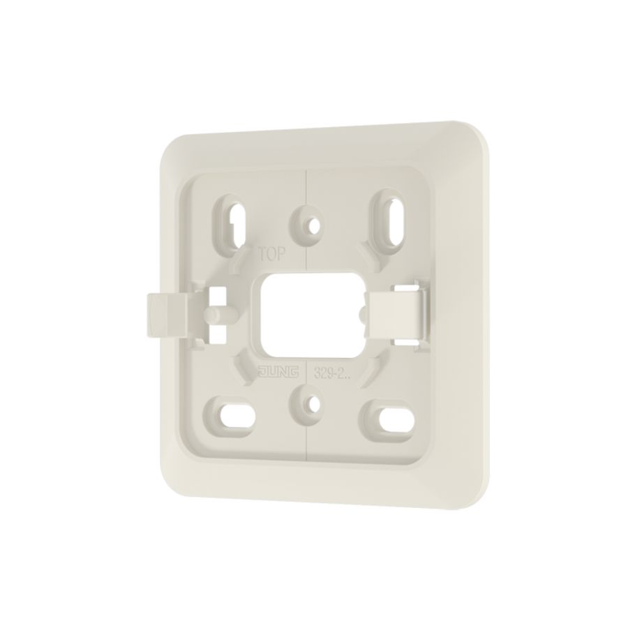 AP600 montageplaat 1v wit VVE=10