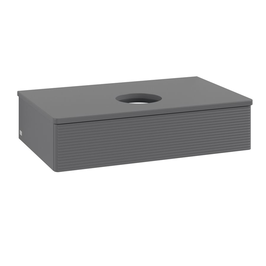 Wastafelonderkast Antao 800x190x500mm Antr. Matt Lacquer K08110GK