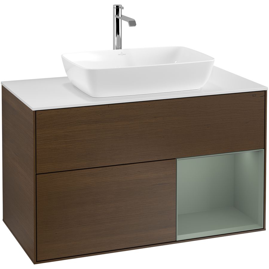 Wastafelonderkast Finion 1000x603x501mm W.Veneer F781GMGN