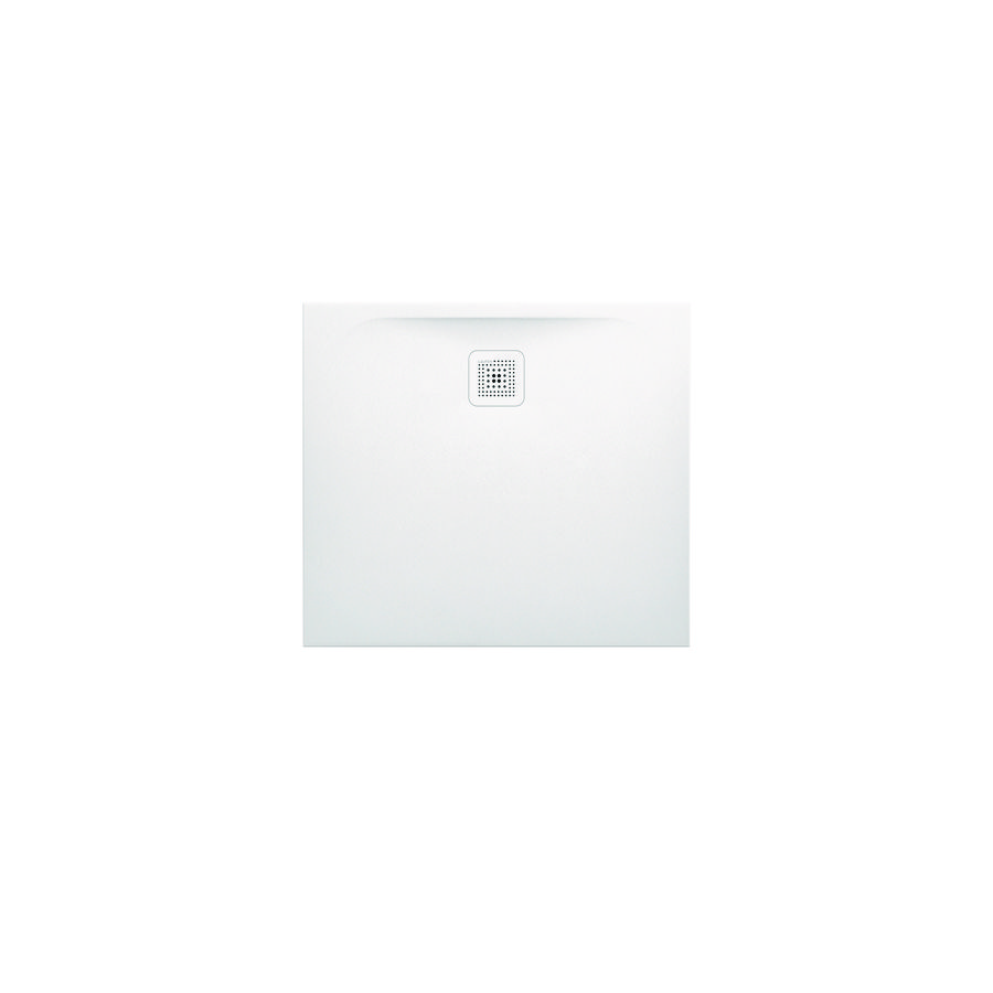 Douchevloer 900x800mm wit Marbond composiet afvoer aan lange zijde