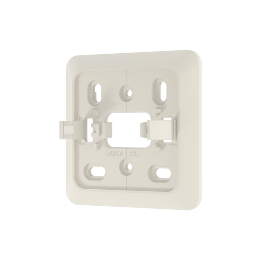 AP600 montageplaat 1v wit VVE=10