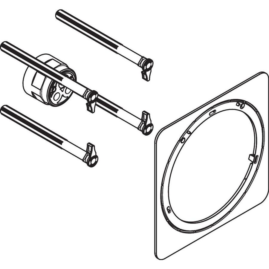 Adapter voor verlengelement vierkant 5mm
