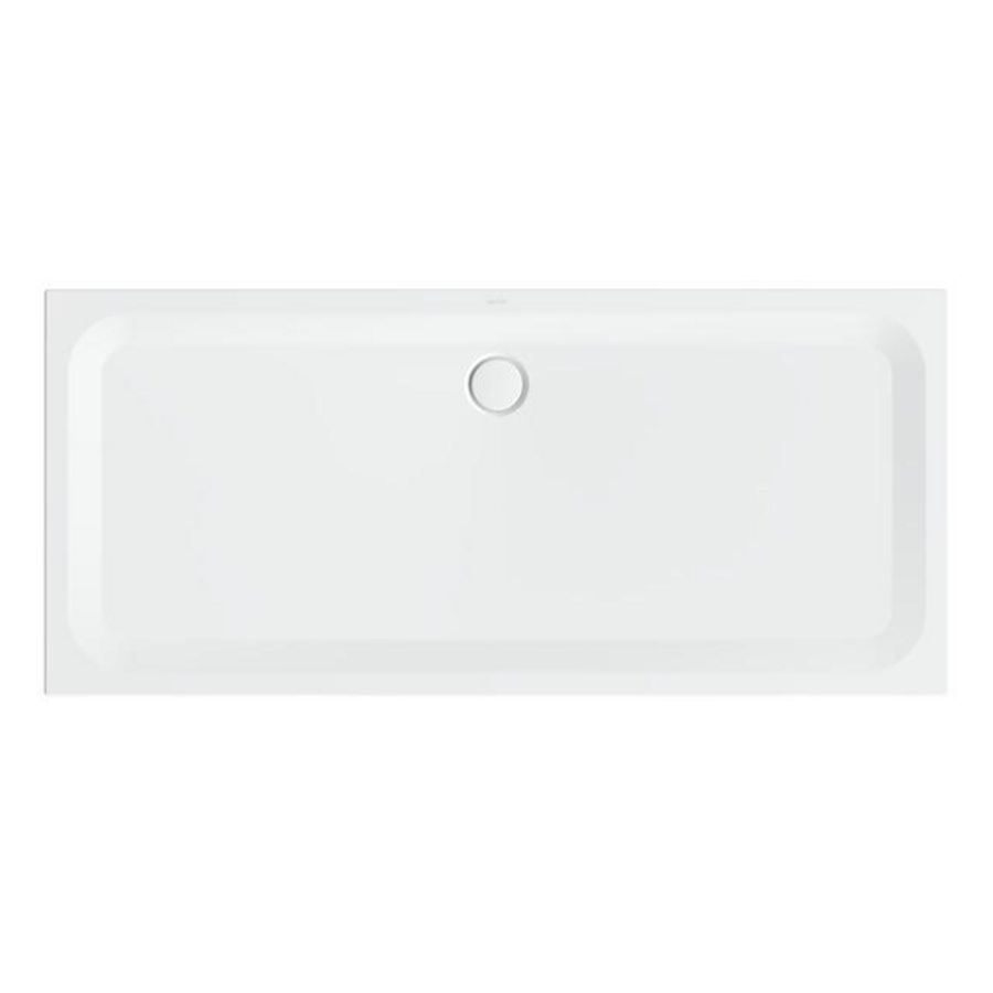 Douchebak geglazuurd staal BetteUltra 2000x900x35mm wit AS antislip Sense afvoer Ø90mm