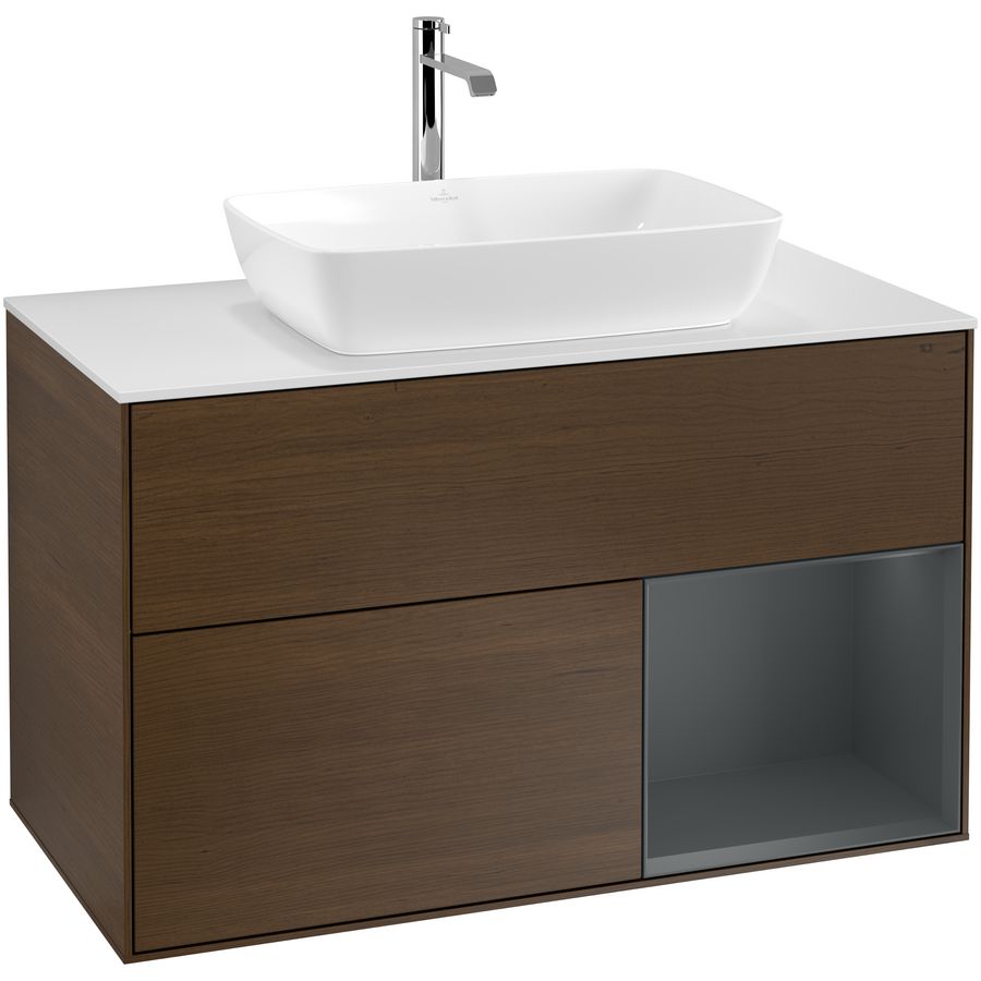 Wastafelonderkast Finion 1000x603x501mm W.Veneer F781HGGN