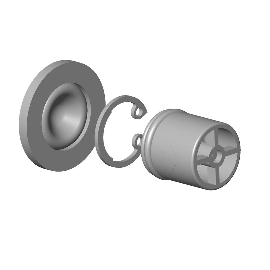 Back-flow preventer incl. montagekit