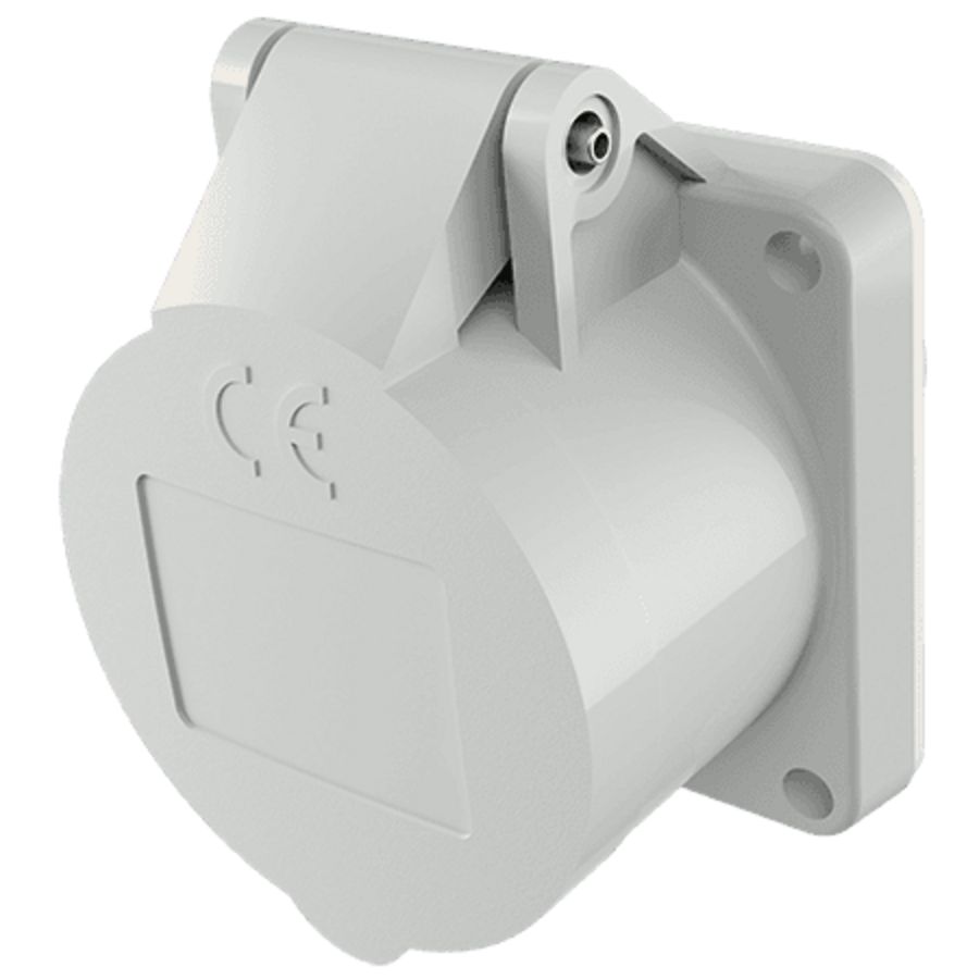Inbouwwandcontactdoos 32A 2-polig  10H 50VDC IP44 622