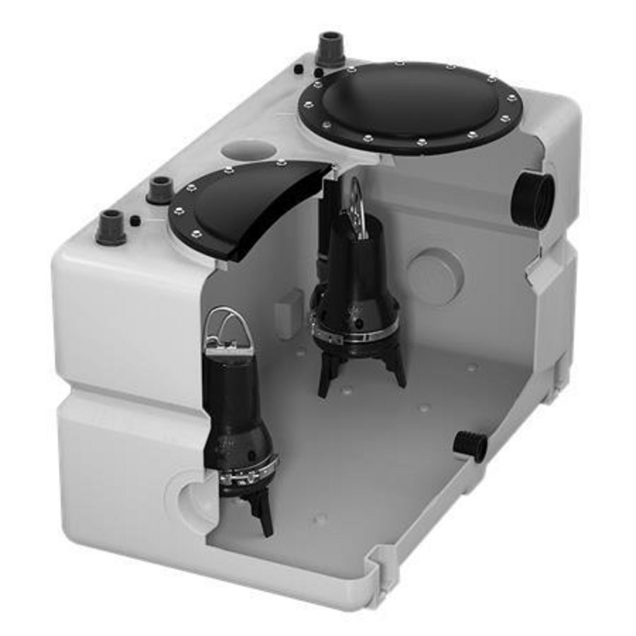 Afvalwaterpompunit DUOLIFT.540.40 SEG tank incl. pijpset