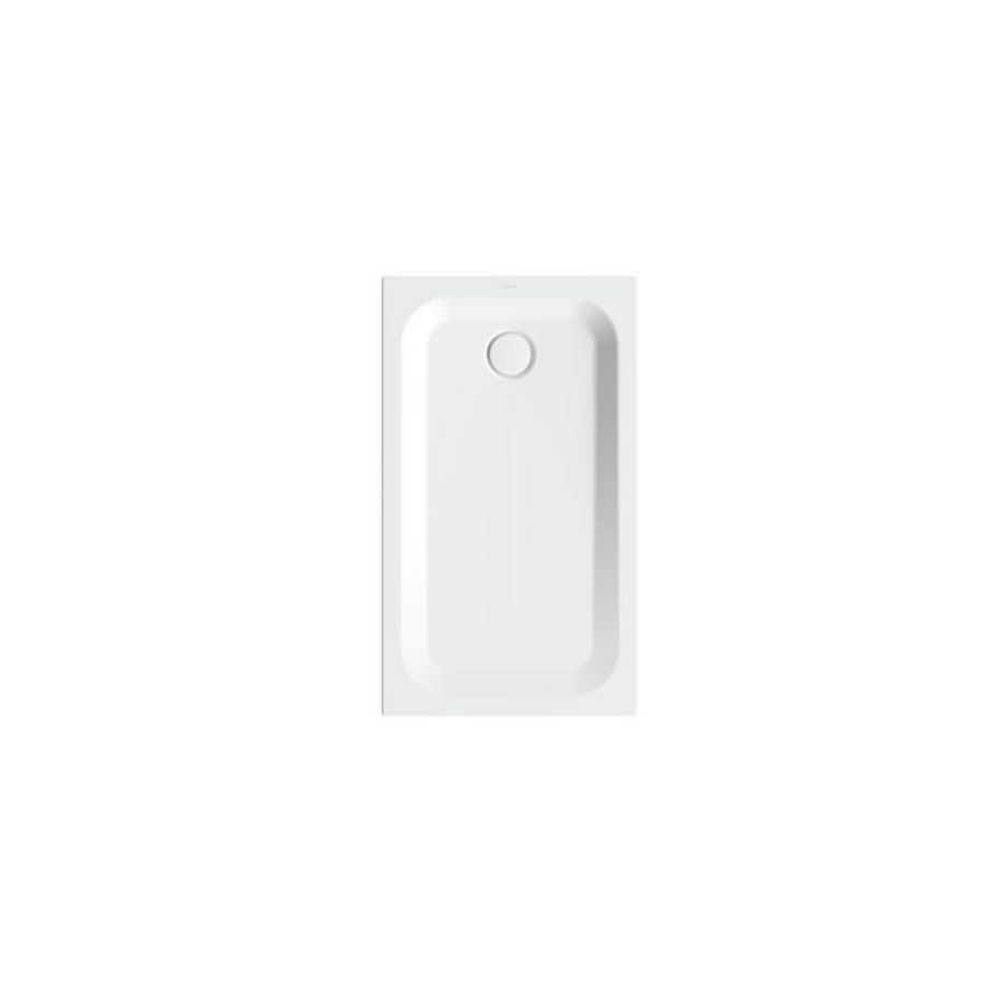Douchebak geglazuurd staal BetteUltra 1200x700x35mm wit AS antislip Sense afvoer Ø90mm