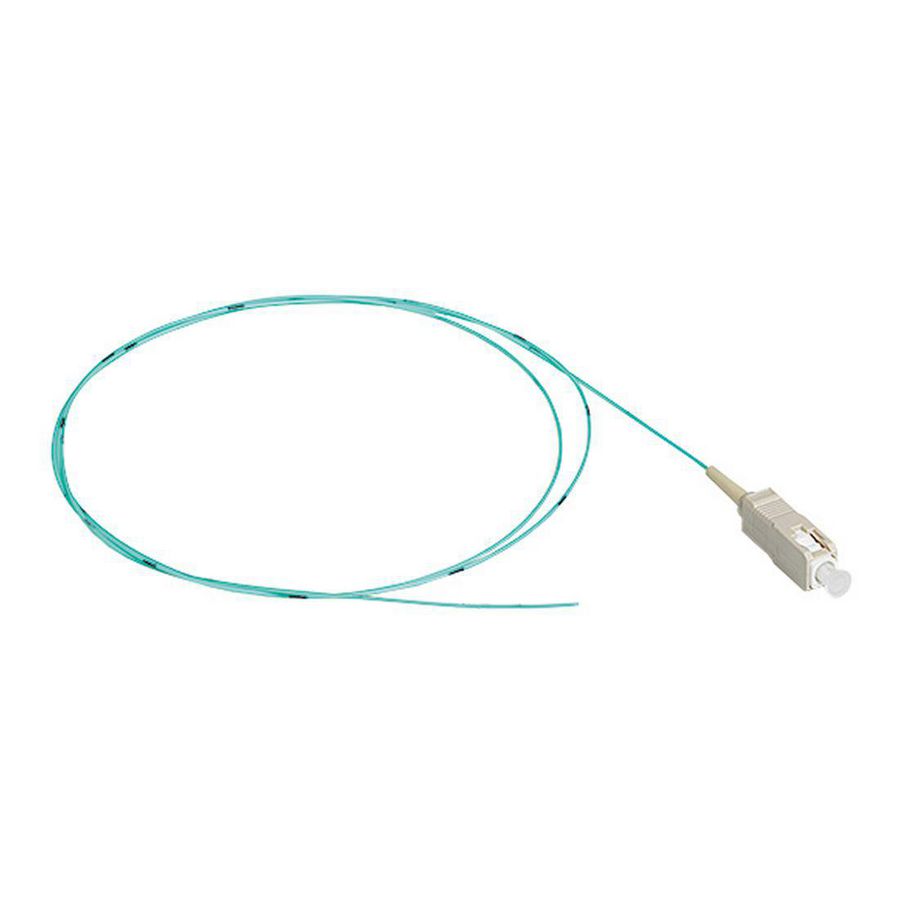 Pigtail OM3 SC connector LSOH 1 m. LCS3
