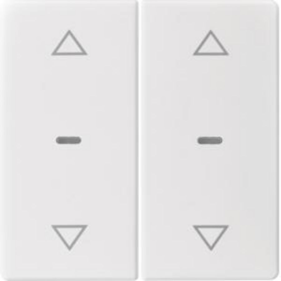 Drukknopmodule afdekking 2-v pijlsymbool berker Q.1/Q.3/Q.7