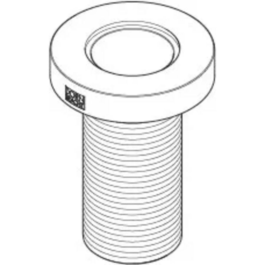 Aansluiting 50x70mm Champagne gebors. (22kt Goud)