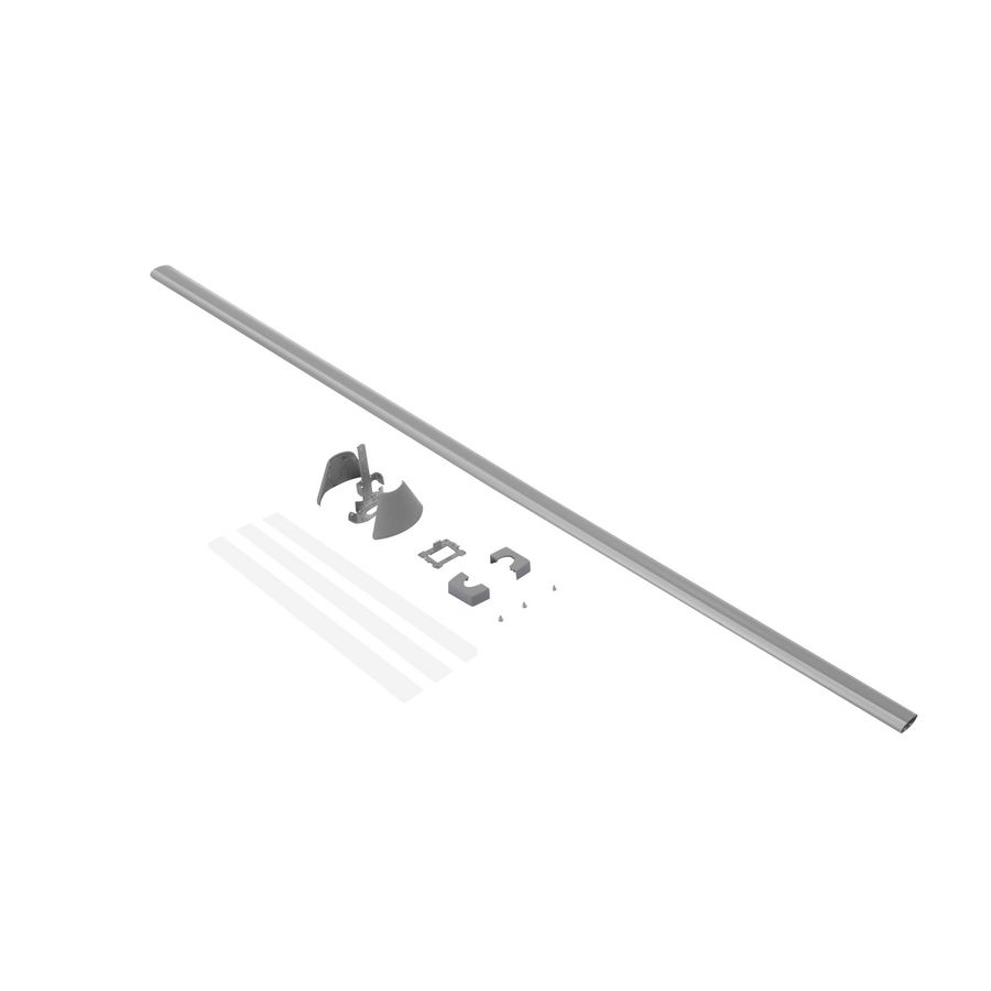 Kit zuil L=2,7m 1C 45mm ALU Ovaline