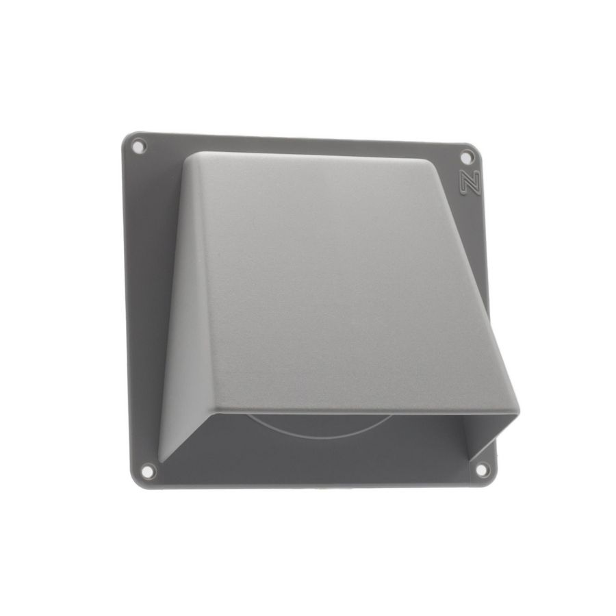 Gevelklep Ø125mm grijs