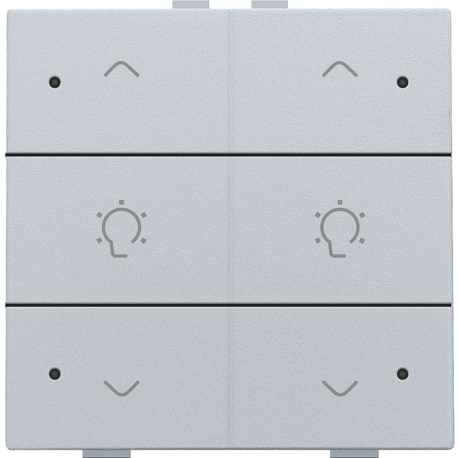 Dubbele dimbediening met led Home Control sterling