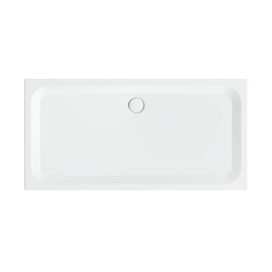 Douchebak geglazuurd staal BetteUltra 1800x900x35mm wit AS antislip Sense afvoer Ø90mm