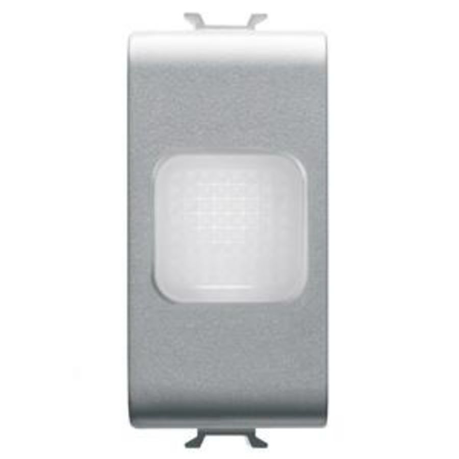 ENKELE INDICATIELAMP-OPAAL-1 MODULE-TITANIUM-CHORUSM