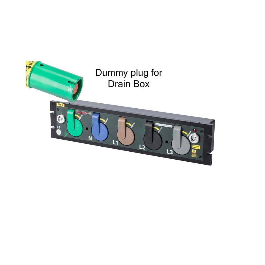 P3 DRAIN BOX Dummy PLUG E-GN to use Sequential box w