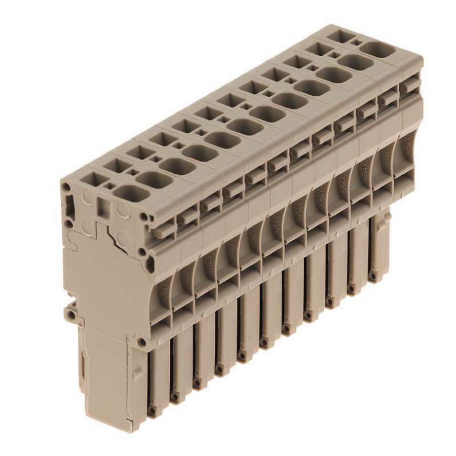 Plug (terminal) d.beige 4mm² 32A 80 1855090000 VVE=10
