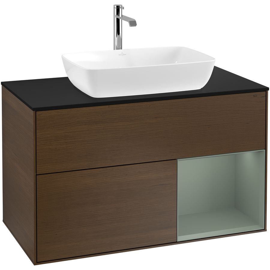 Wastafelonderkast Finion 1000x603x501mm W.Veneer F782GMGN