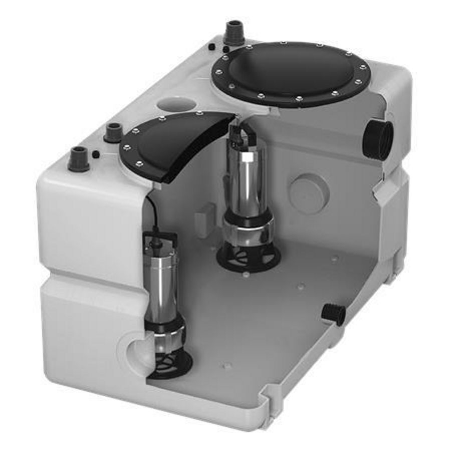 Afvalwaterpompunit DUOLIFT.540.50 APB tank incl. pijpset