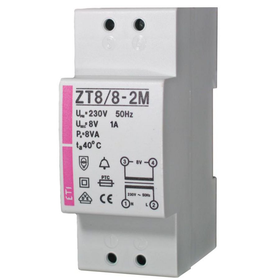 Beltransformator ZT88-2M 8V 1A