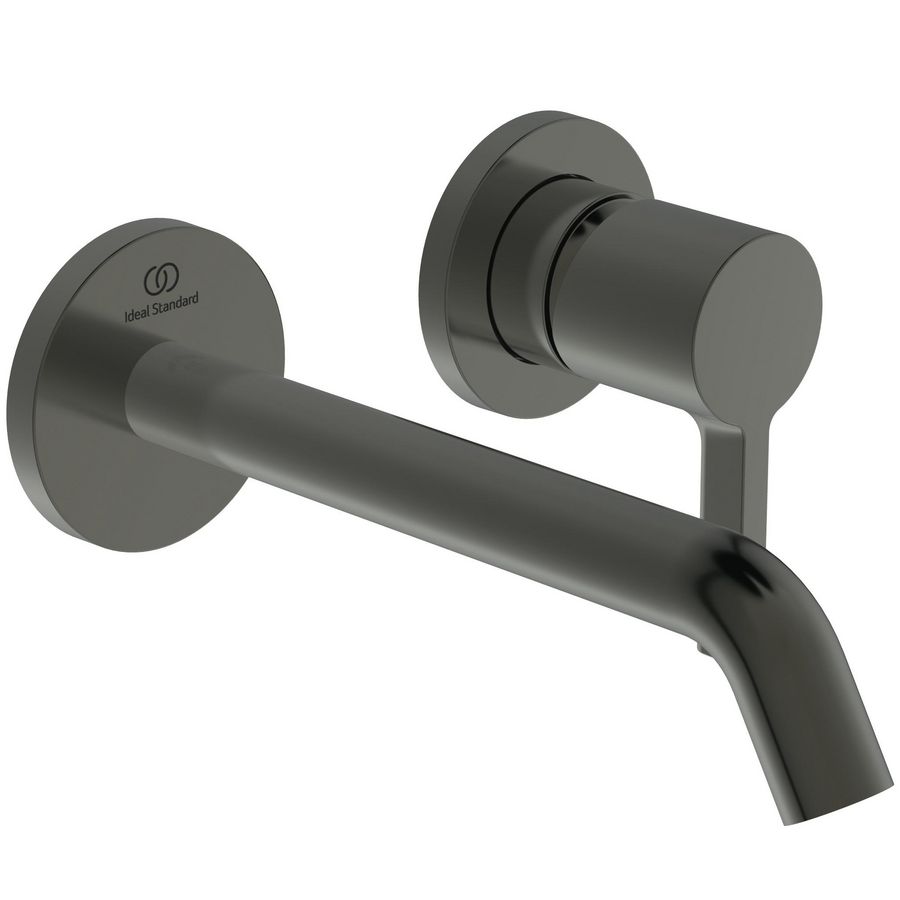 Joy wandmengkraan 5l/min. uitloop 18cm 2 opbouwd. magnetic grey (grijs)