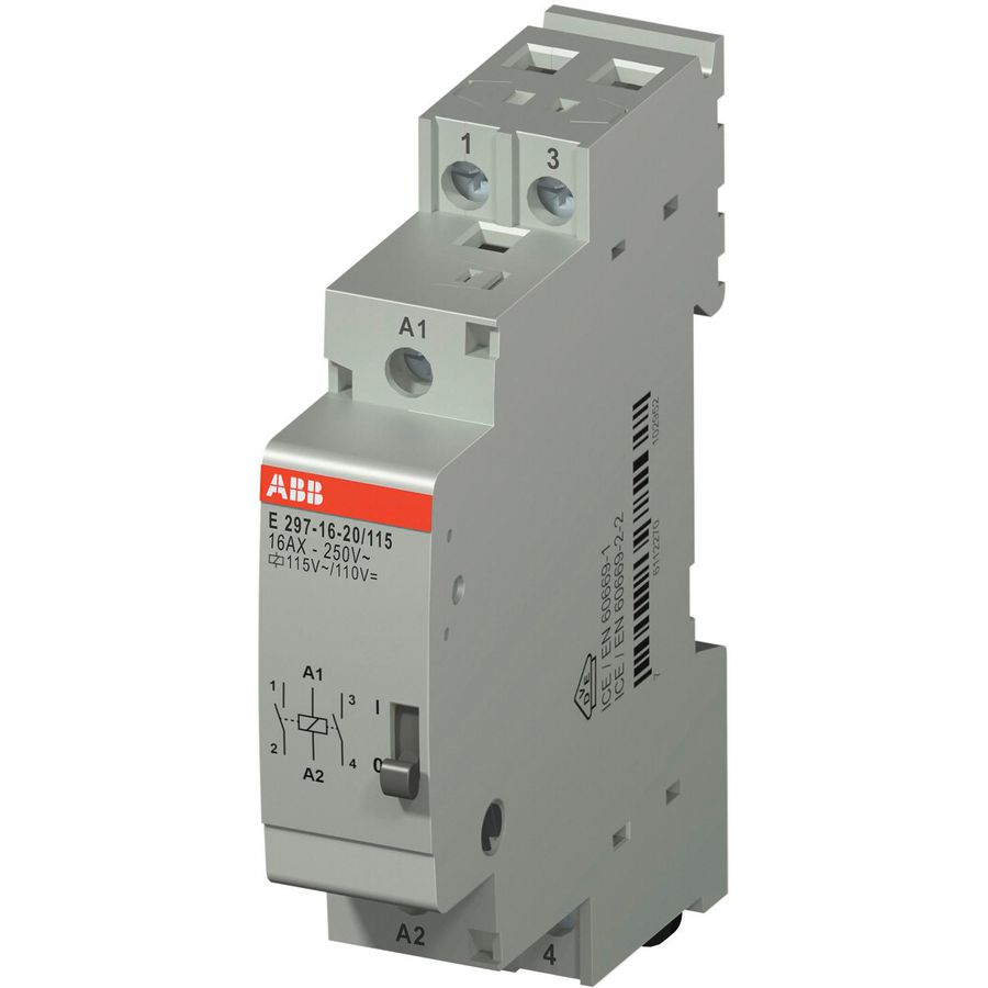 Installatie relais E297 2m 16A 115VAC/110VDC