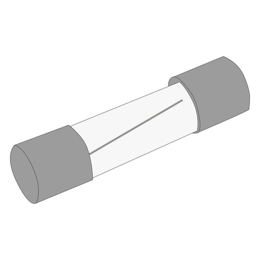 Zekering 10 AT 63x32mm t.b.v. SKU 1x6 10 stuks