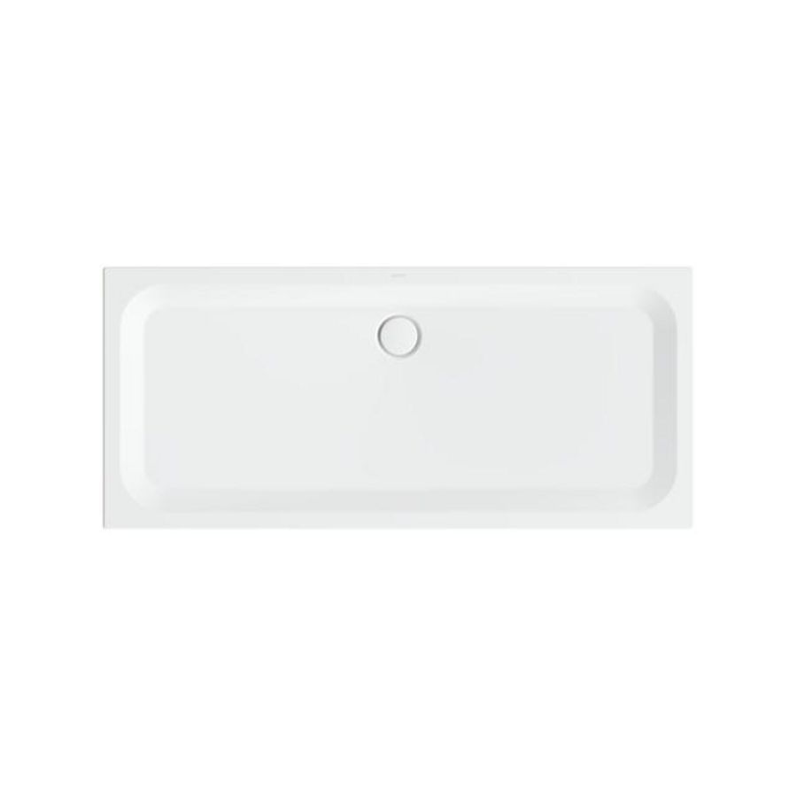 Douchebak geglazuurd staal BetteUltra 1800x800x35mm wit AS antislip Sense afvoer Ø90mm