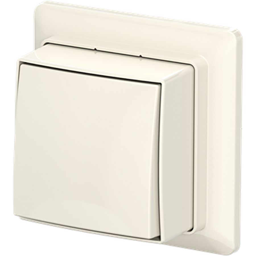 Schak wis+plaat opb b-AP+ wit
