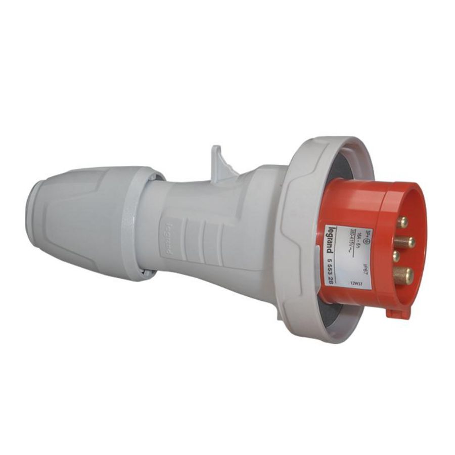 Stekker recht 400V 32A 4-polig IP67 P17 Tempra Pro