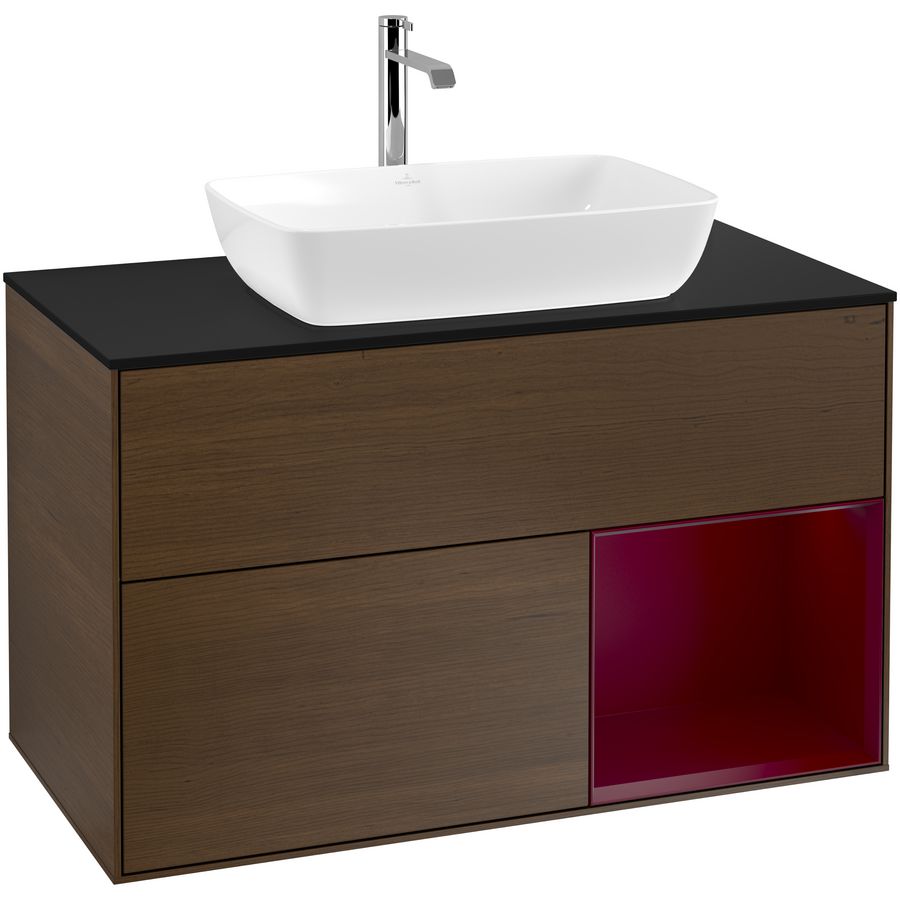 Wastafelonderkast Finion 1000x603x501mm W.Veneer F782HBGN