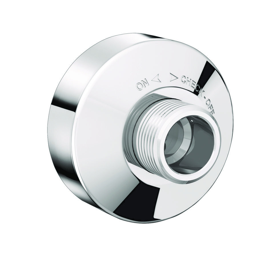 S-koppeling afsluitbaar m.rozet 1/2x3/4 stop/check set 2st.